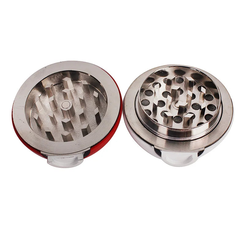 Cute Grinder for Smoke 3 Layers Herb Grinder With Zinc Alloy Teeth Pokeball Tobacco Grinder Smoking Pipe Accessories Cool Gadget